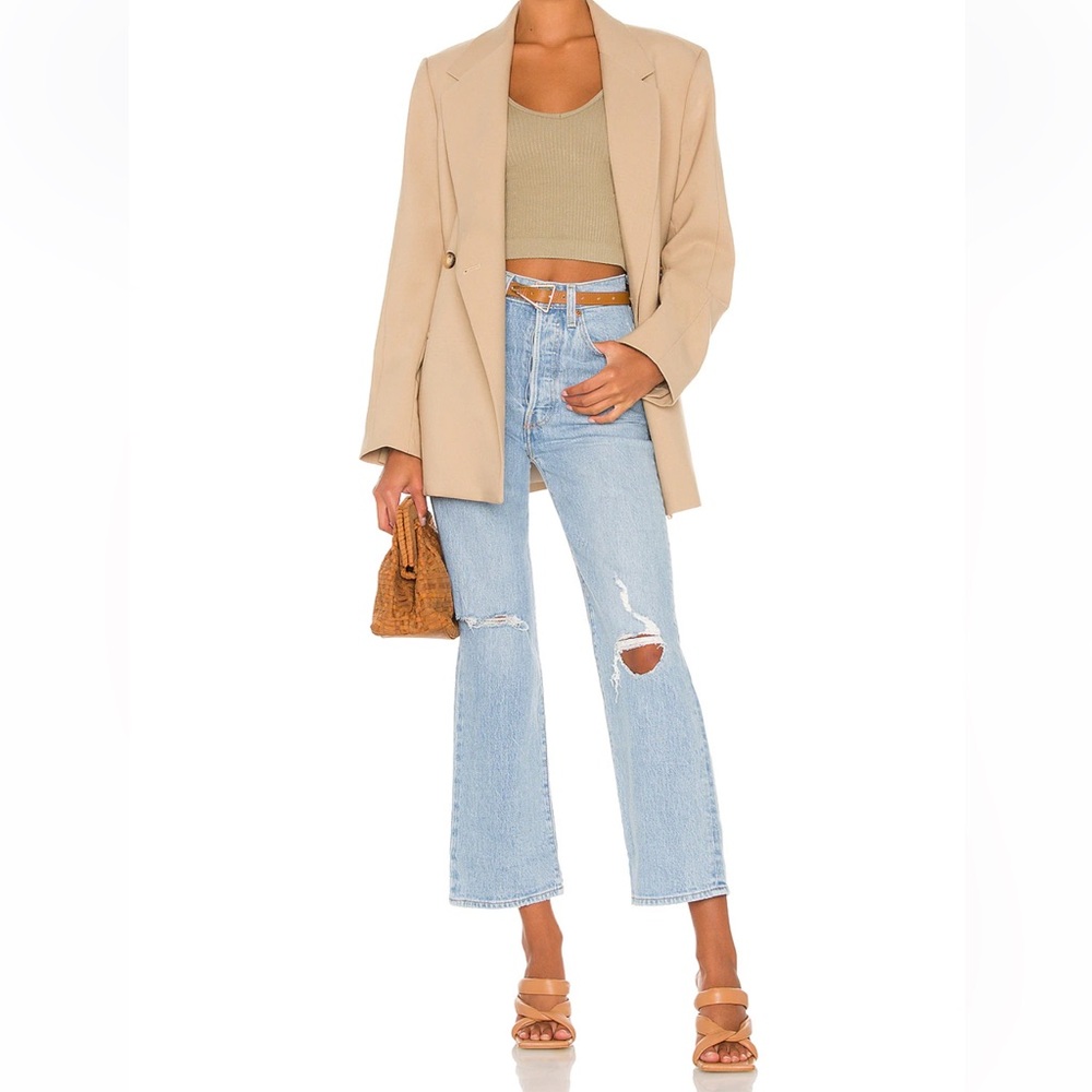 X REVOLVE Ribcage Straight Ankle in Jazz Time